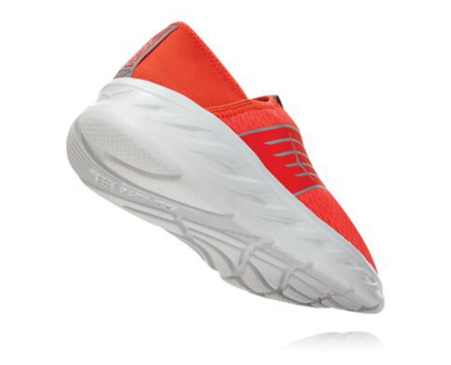 Hoka One One Mens Sandals - ORA Recovery - Red - FLQJ64852